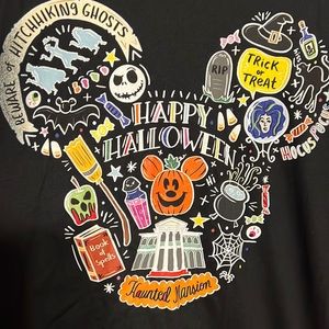 Disney Halloween Mickey Ear T-Shirt, Size 2XL